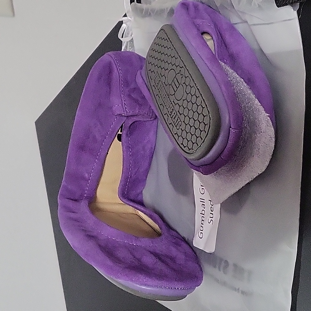 Storehouse Flats gumball grape suede 7